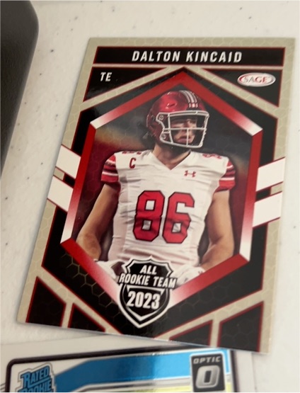2023 Sage High Series All-Rookie Team #RT-179 Dalton Kincaid — front