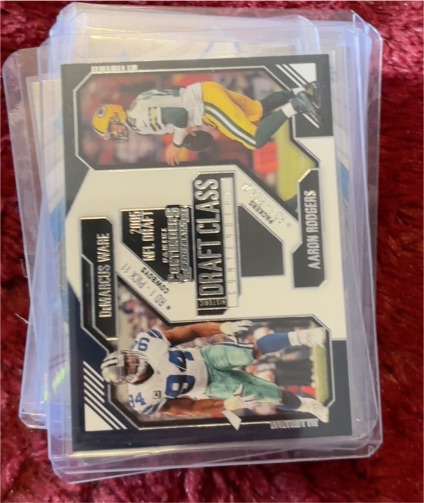 2024 Panini Contenders #22 DeMarcus Ware/Aaron Rodgers Historic Draft Class — front