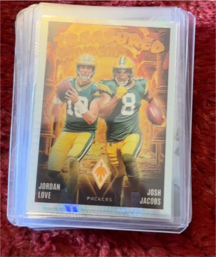 2024 Panini Phoenix #TT-GB Jordan Love, Josh Jacobs — front
