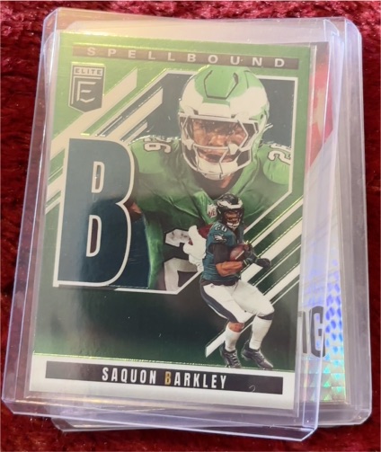 2025 Panini Donruss Elite Spellbound #1 Saquon Barkley — front