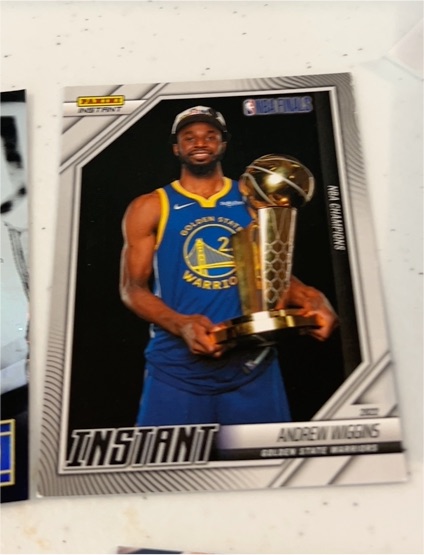 2022 Panini Instant NBA Finals Andrew Wiggins — front