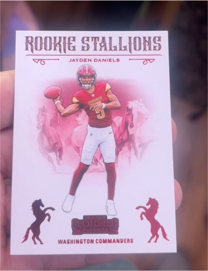 2024 Panini Contenders Rookie Stallions #3 Jayden Daniels — front