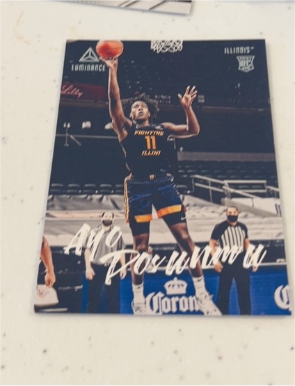2021 Panini Chronicles Draft Picks Luminance #94 Ayo Dosunmu — front
