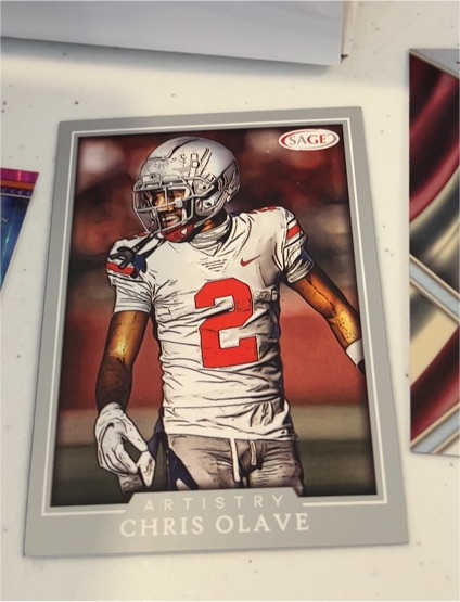2022 Sage Artistry #39 Chris Olave — front