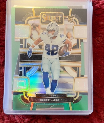 2023 Panini Select #28 Deuce Vaughn RC Dallas Cowboys — front