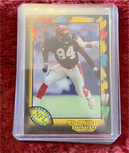 1991 Wild Card #84 Alfred Williams — front