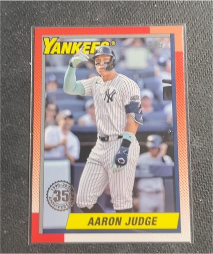 2025 Topps Series 1 - 1990 Topps Baseball Aaron Judge #T90-57 — front