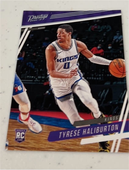 2020-21 Panini Chronicles Prestige #73 Tyrese Haliburton — front