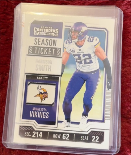 2023 Panini Contenders Season Ticket #66 Harrison Smith — front