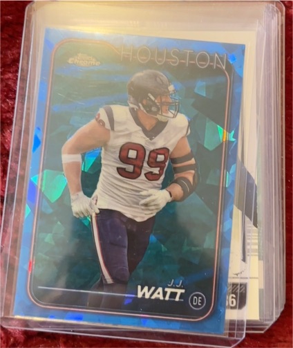 2024 Topps Chrome #82 J.J. Watt — front