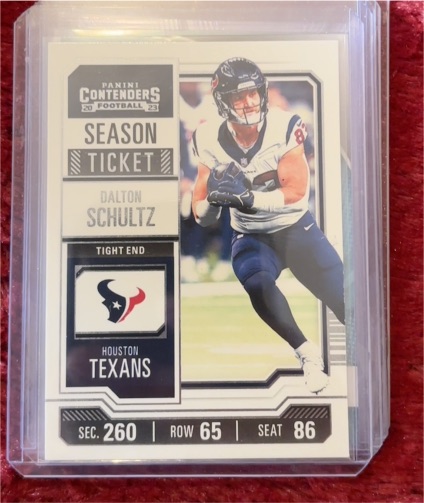 2023 Panini Contenders Season Ticket #41 Dalton Schultz — front