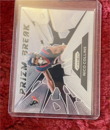 2024 Panini Prizm #3 Nico Collins Prizm Break — front