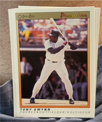 1991 O-Pee-Chee Premier #59 Tony Gwynn — front