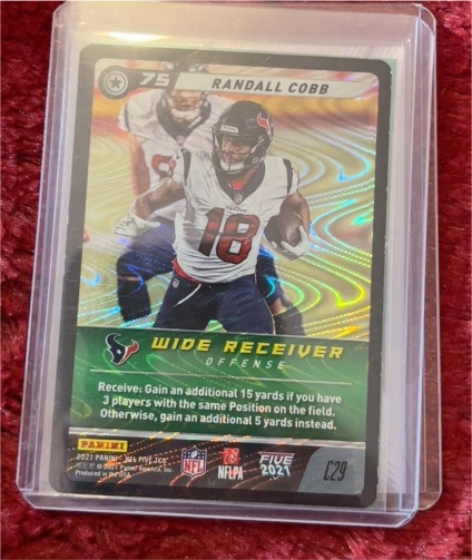 2021 Panini NFL Five #C29 Randall Cobb — front