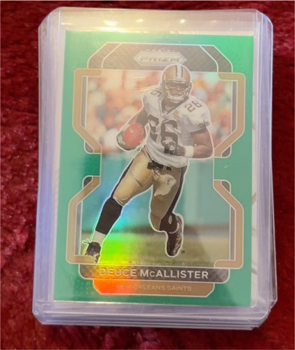 2021 Panini Prizm Deuce McAllister Green Prizm — front