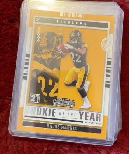 2021 Panini Contenders Rookie of the Year #ROY-NHA Najee Harris — front