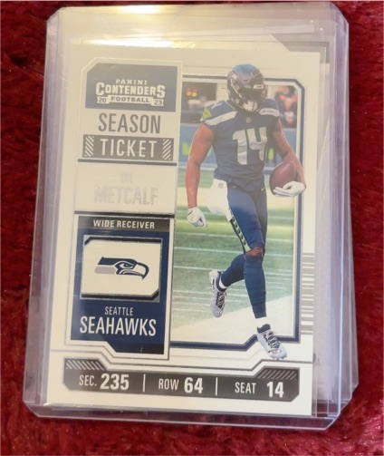 2023 Panini Contenders Season Ticket #89 DK Metcalf — front