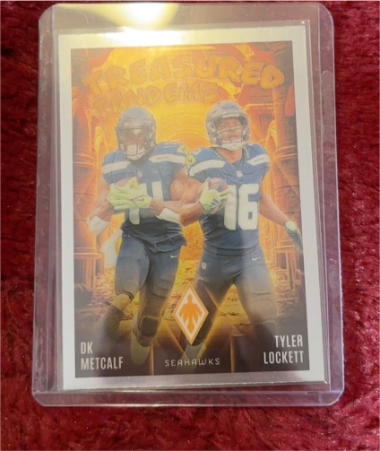 2024 Panini Phoenix #TT-SEA DK Metcalf / Tyler Lockett Treasured Tandems — front