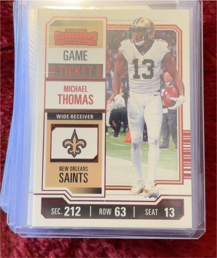 2023 Panini Contenders #74 Michael Thomas — front
