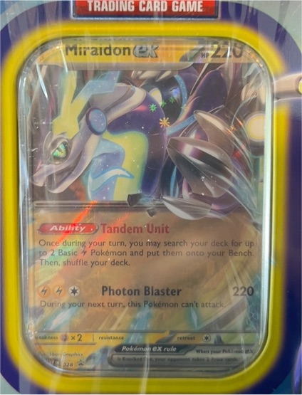 2023 Pokémon Scarlet & Violet #028 Miraidon ex — front