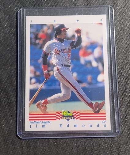 1992 Classic Best #343 Jim Edmonds — front