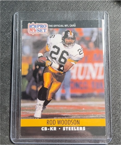 1990 Pro Set #626 Rod Woodson — front