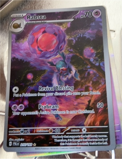 2023 Pokémon SV02: Paldea Evolved #215 Rabsca Illustration Rare — front