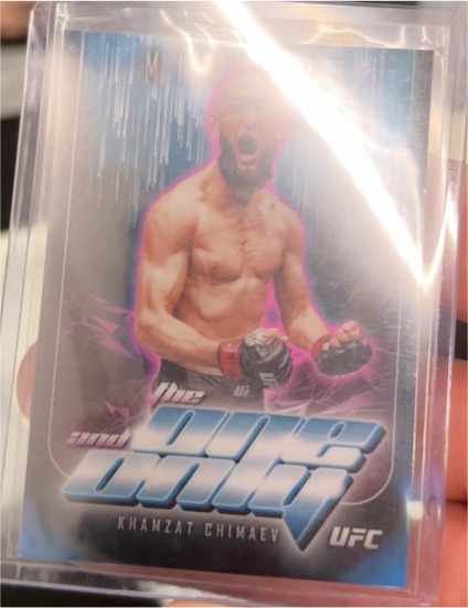 2024 Topps Midnight UFC The One And Only #TO-1 Khamzat Chimaev — front
