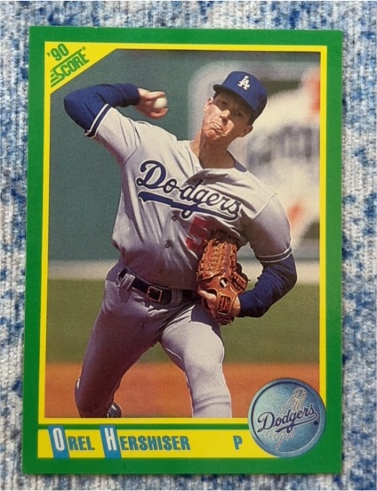 1990 Score #50 Orel Hershiser — front