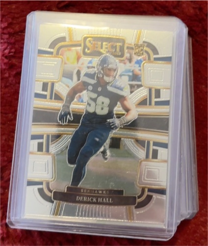 2023 Panini Select Concourse Die-Cut #RC Derick Hall — front