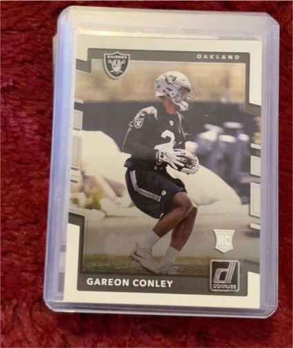 2017 Donruss #201 Gareon Conley — front