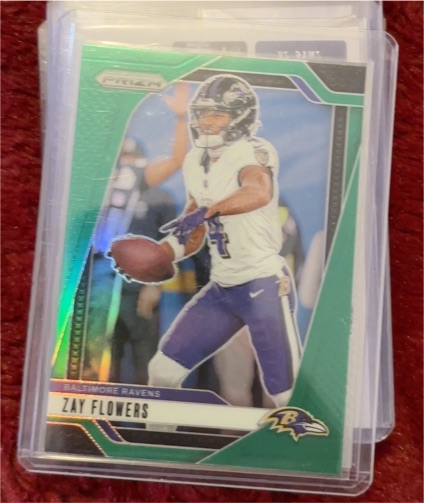 2024 Panini Prizm #21 Zay Flowers — front