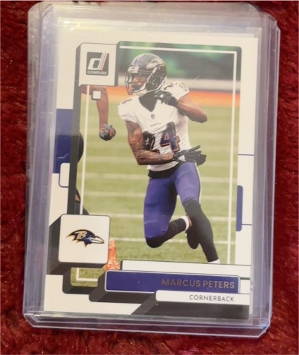 2022 Donruss #195 Marcus Peters — front