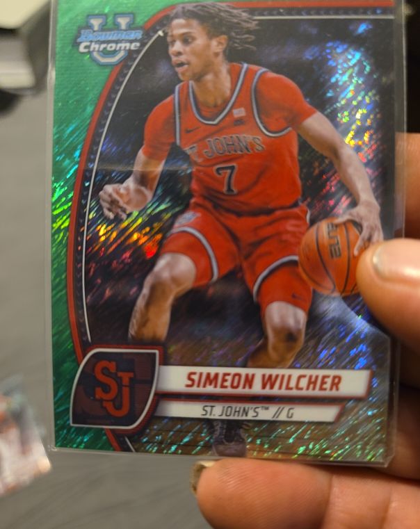 2024-25 Bowman University Chrome #71 Simeon Wilcher — front