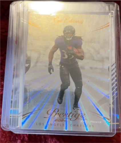 2024 Panini Prestige #165 Gus Edwards — front