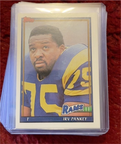 1991 Topps #534 Irv Pankey — front