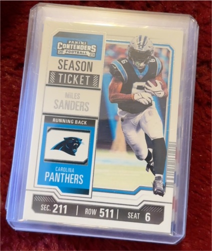 2023 Panini Contenders Season Ticket #16 Miles Sanders — front