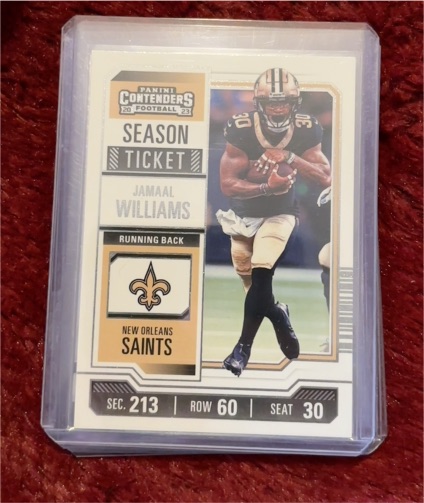 2023 Panini Contenders Season Ticket #73 Jamaal Williams — front