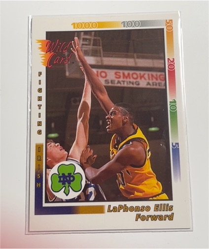 1994 Wild Card Promo #P-1 LaPhonso Ellis — front