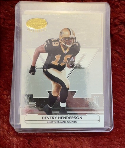 2006 Leaf Certified Materials #94 Devery Henderson — front