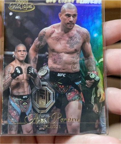 2024 Topps Gold Label UFC Class 1 #81 Alex Pereira — front