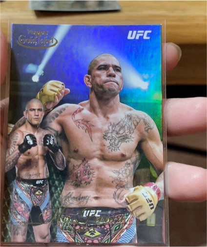 2024 Topps Gold Label UFC #81 Alex Pereira — front
