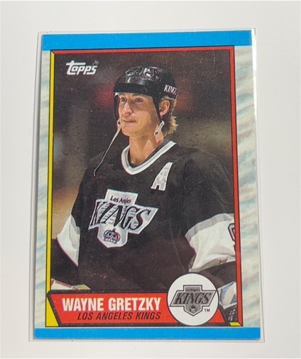 1989-90 Topps #156 Wayne Gretzky Los Angeles Kings — front