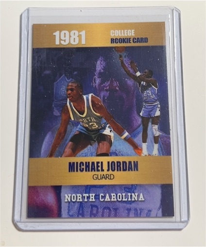 1981 Rookie Phenoms Gold Platinum Michael Jordan — front