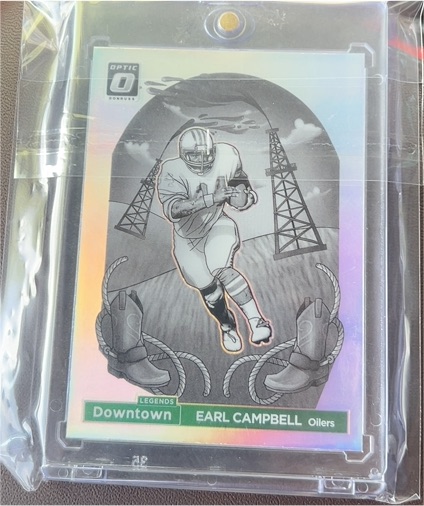 2024 Panini Donruss Optic Downtown Legends #3 Earl Campbell — front