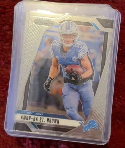 2024 Panini Prizm #95 Amon-Ra St. Brown — front