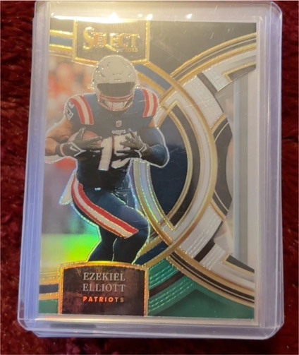 2023 Panini Select Ezekiel Elliott Premier Level Die Cut — front