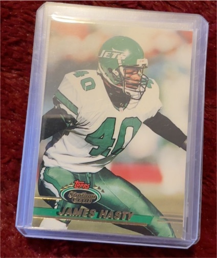 1993 Topps Stadium Club #114 James Hasty — front