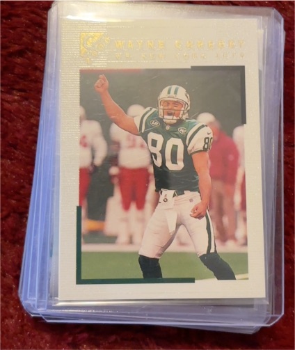 1995 Topps #300 Wayne Chrebet — front