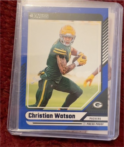 2024 Donruss #132 Christian Watson — front